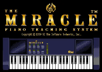 Miracle Piano Teaching System, The (USA) screen shot title
